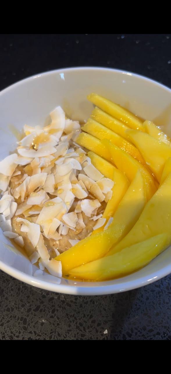 Owsianka mango sticky
